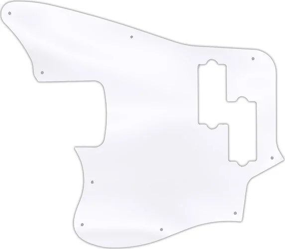 WD Custom Pickguard For Left Hand Fender 2018 Player Series Jaguar Bass #45 Clear Acrylic