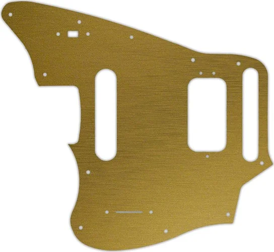 WD Custom Pickguard For Left Hand Fender 2018-Present Made In Mexico Player Series Jaguar #14 Simulated Brushe