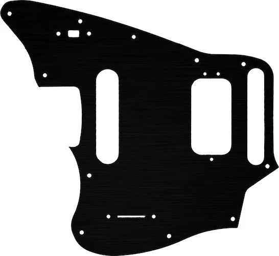 WD Custom Pickguard For Left Hand Fender 2018-Present Made In Mexico Player Series Jaguar #27T Simulated Black