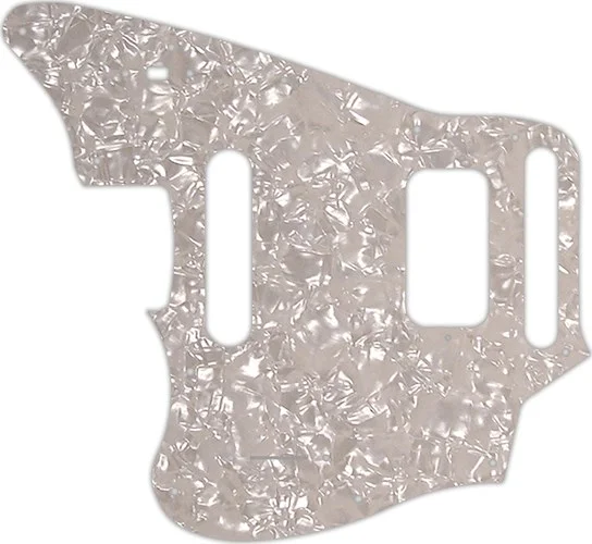 WD Custom Pickguard For Left Hand Fender 2018-Present Made In Mexico Player Series Jaguar #28A Aged Pearl/Whit