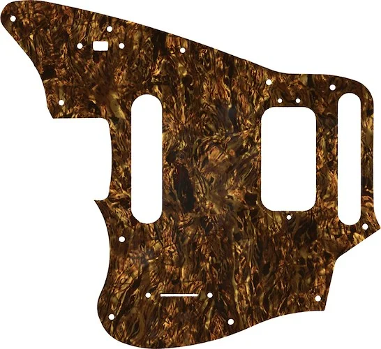 WD Custom Pickguard For Left Hand Fender 2018-Present Made In Mexico Player Series Jaguar #28TBP Tortoise Brown Pearl