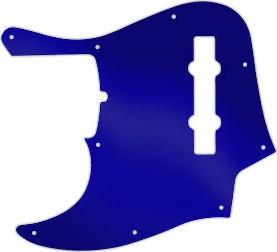 WD Custom Pickguard For Left Hand Fender 2019 5 String American Ultra Jazz Bass V #10DBU Dark Blue Mirror