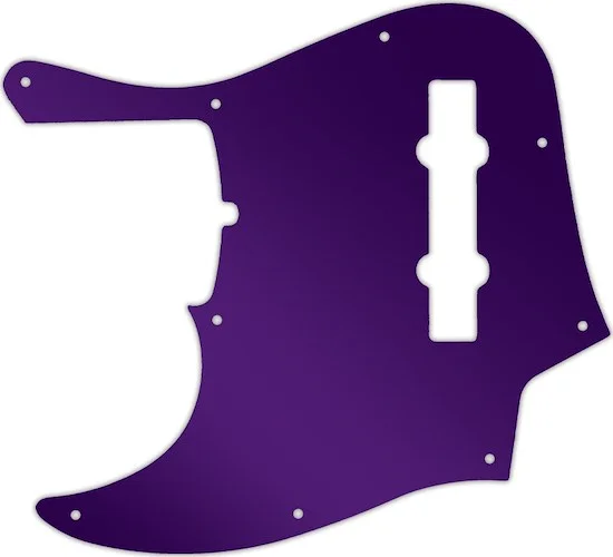 WD Custom Pickguard For Left Hand Fender 2019 5 String American Ultra Jazz Bass V #10PR Purple Mirror