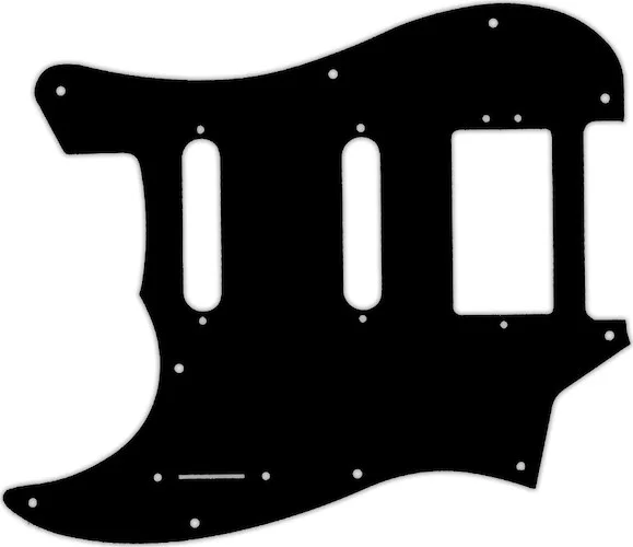 WD Custom Pickguard For Left Hand Fender 2019 Alternate Reality Sixty-Six #03 Black/White/Black