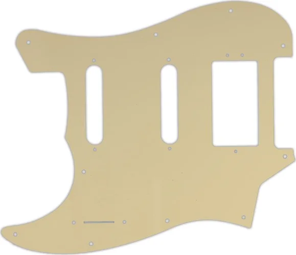 WD Custom Pickguard For Left Hand Fender 2019 Alternate Reality Sixty-Six #06T Cream Thin