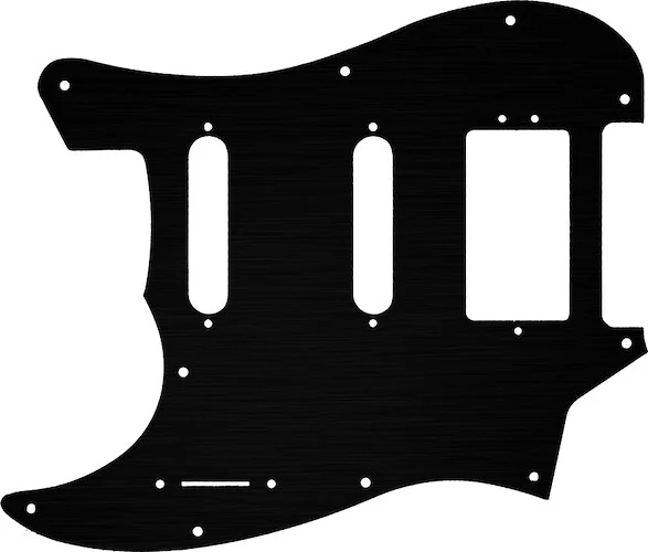 WD Custom Pickguard For Left Hand Fender 2019 Alternate Reality Sixty-Six #27T Simulated Black Anodized Thin