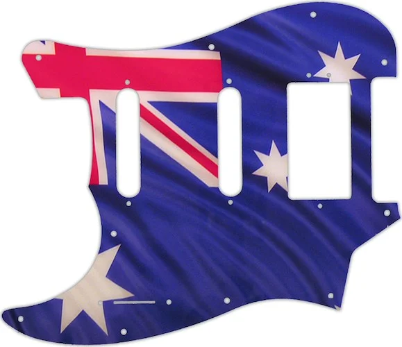 WD Custom Pickguard For Left Hand Fender 2019 Alternate Reality Sixty-Six #G13 Aussie Flag Graphic