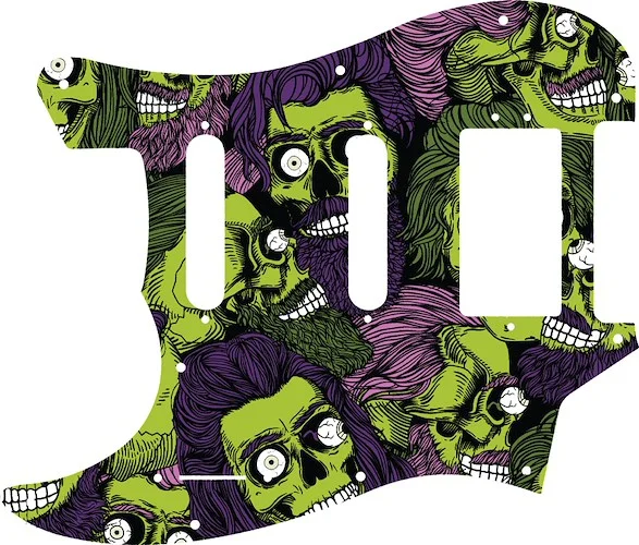 WD Custom Pickguard For Left Hand Fender 2019 Alternate Reality Sixty-Six #GHA02 Zombeard Graphic