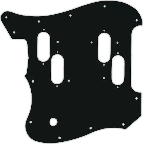 WD Custom Pickguard For Left Hand Fender 2019-Present Made In Mexico Alternate Reality Electric XII #01A Black