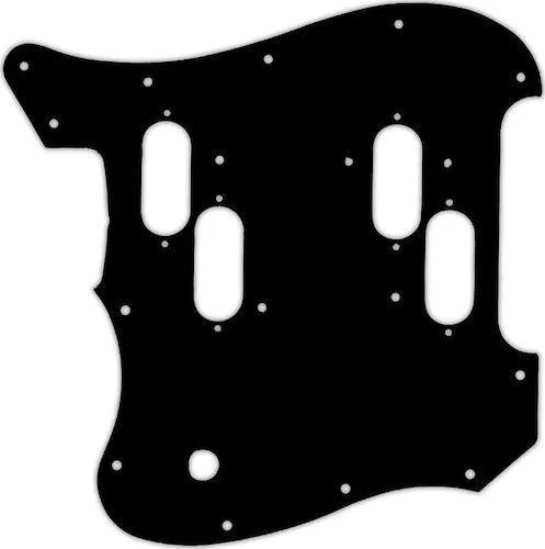 WD Custom Pickguard For Left Hand Fender 2019-Present Made In Mexico Alternate Reality Electric XII #01 Black