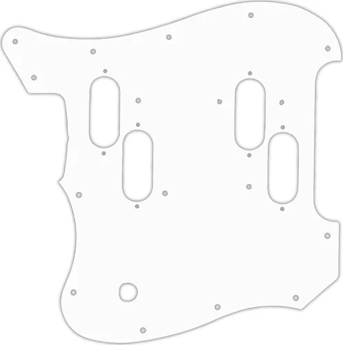 WD Custom Pickguard For Left Hand Fender 2019-Present Made In Mexico Alternate Reality Electric XII #02 White