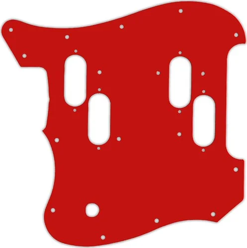 WD Custom Pickguard For Left Hand Fender 2019-Present Made In Mexico Alternate Reality Electric XII #07 Red/Wh