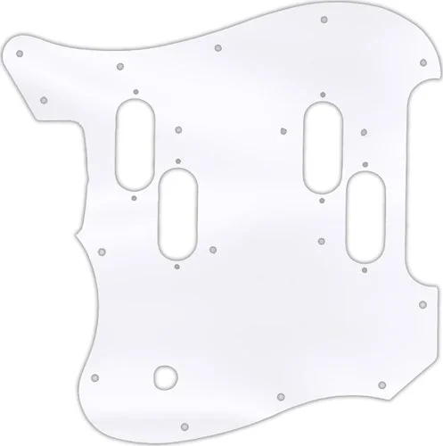 WD Custom Pickguard For Left Hand Fender 2019-Present Made In Mexico Alternate Reality Electric XII #45 Clear 