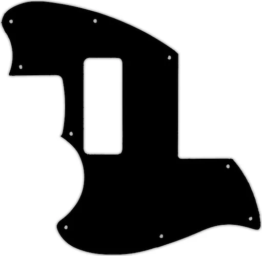 WD Custom Pickguard For Left Hand Fender 2019-Present Made In Mexico Alternate Reality Powercaster #01 Black