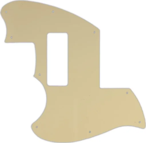 WD Custom Pickguard For Left Hand Fender 2019-Present Made In Mexico Alternate Reality Powercaster #06T Cream 