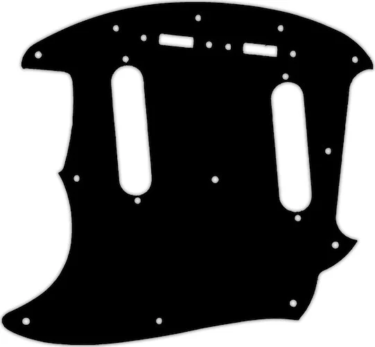 WD Custom Pickguard For Left Hand Fender 2019 Made In Mexico Vintera 60's Mustang #03P Black/Parchment/Black