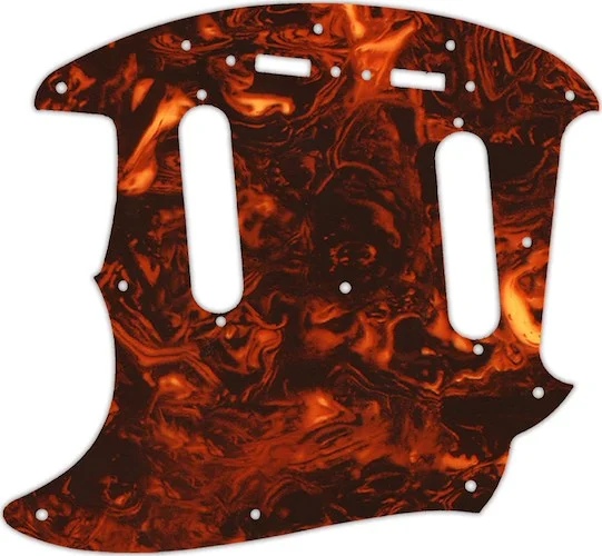 WD Custom Pickguard For Left Hand Fender 2019 Made In Mexico Vintera 60's Mustang #05F Faux Tortiose