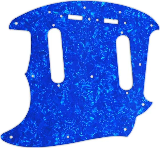 WD Custom Pickguard For Left Hand Fender 2019 Made In Mexico Vintera 60's Mustang #28BU Blue Pearl/White/Black