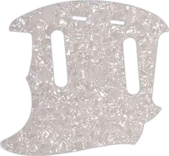 WD Custom Pickguard For Left Hand Fender 2019 Made In Mexico Vintera 60's Mustang #28 White Pearl/White/Black/