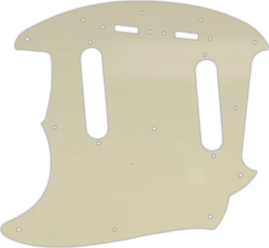 WD Custom Pickguard For Left Hand Fender 2019 Made In Mexico Vintera 60's Mustang #55T Parchment Thin