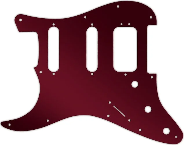 WD Custom Pickguard For Left Hand Fender 2019 American Ultra Stratocaster HSS #10R Red Mirror