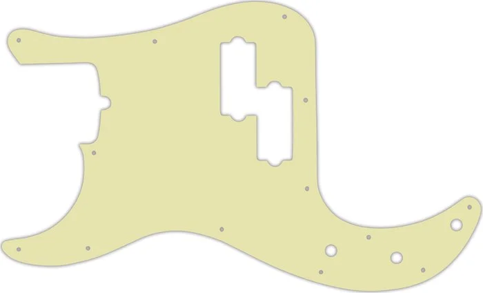 WD Custom Pickguard For Left Hand Fender 4 String American Professional Precision Bass #34T Mint Green Thin