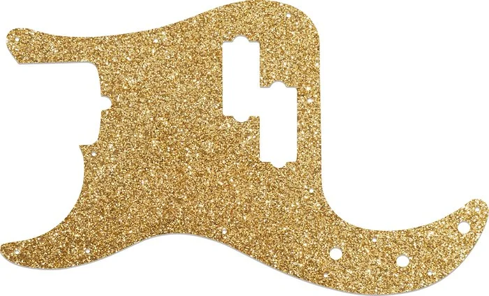 WD Custom Pickguard For Left Hand Fender 4 String American Professional Precision Bass #60RGS Rose Gold Sparkle 