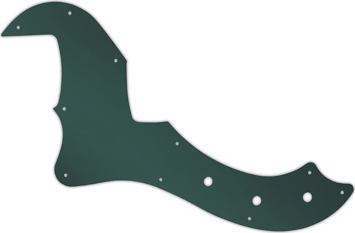 WD Custom Pickguard For Left Hand Fender 5 String American Standard Dimension Bass V #10S Smoke Mirror