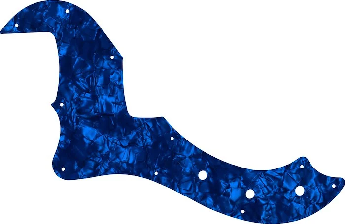 WD Custom Pickguard For Left Hand Fender 5 String American Standard Dimension Bass V #28DBP Dark Blue Pearl/Black/White/Black