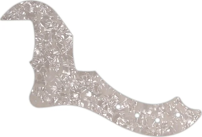 WD Custom Pickguard For Left Hand Fender 5 String American Deluxe Or American Elite Dimension Bass V #28A Aged