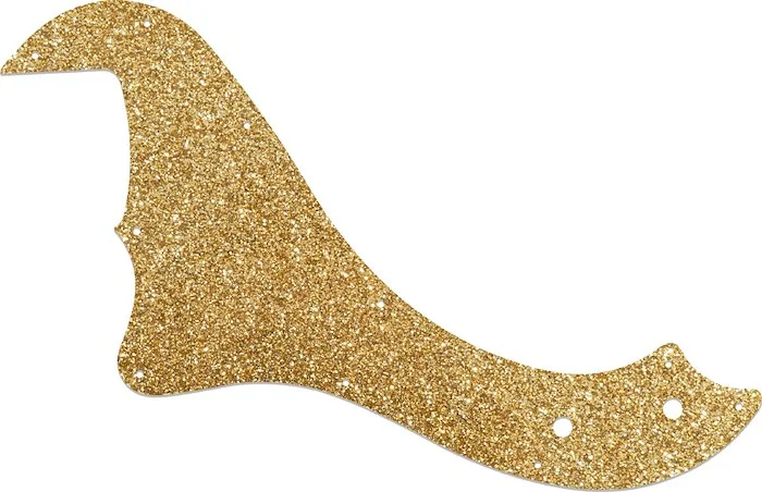 WD Custom Pickguard For Left Hand Fender 5 String Standard Dimension Bass V #60RGS Rose Gold Sparkle 