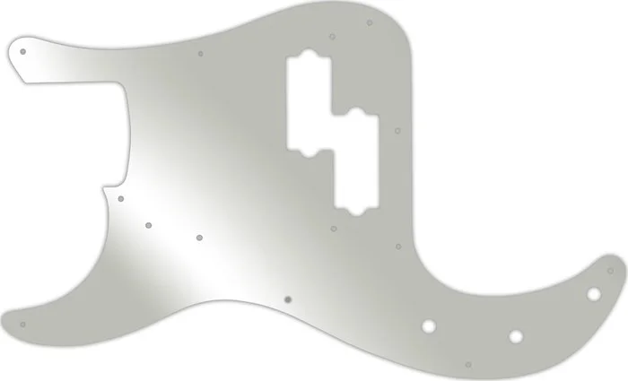 WD Custom Pickguard For Left Hand Fender 50th Anniversary Precision Bass #10 Mirror