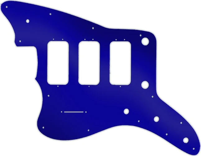 WD Custom Pickguard For Left Hand Fender 60th Anniversary Triple Jazzmaster #10DBU Dark Blue Mirror
