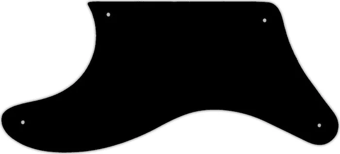 WD Custom Pickguard For Left Hand Fender Cabronita Precision Bass #03P Black/Parchment/Black