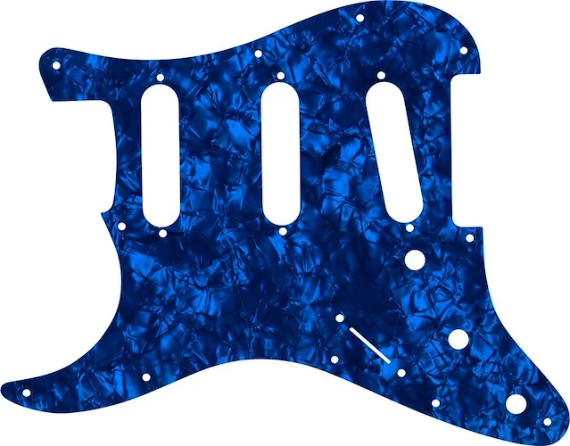 WD Custom Pickguard For Left Hand Fender Stratocaster #28DBP Dark Blue Pearl/Black/White/Black
