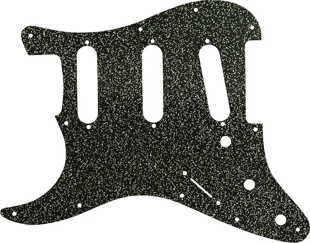 WD Custom Pickguard For Left Hand Fender Stratocaster #60BS Black Sparkle 