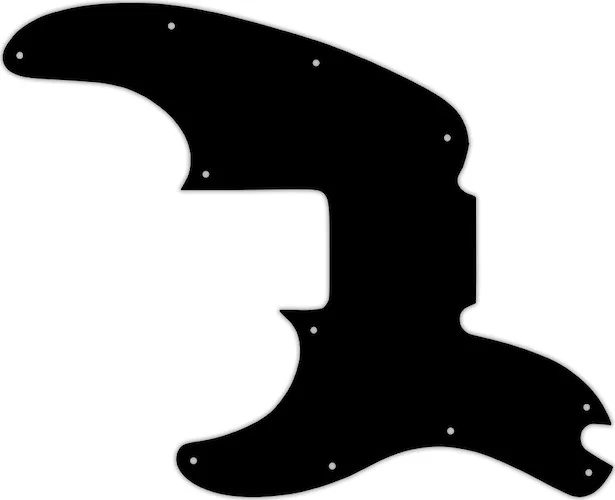 WD Custom Pickguard For Left Hand Fender Telecaster Bass #38 Black/Cream/Black