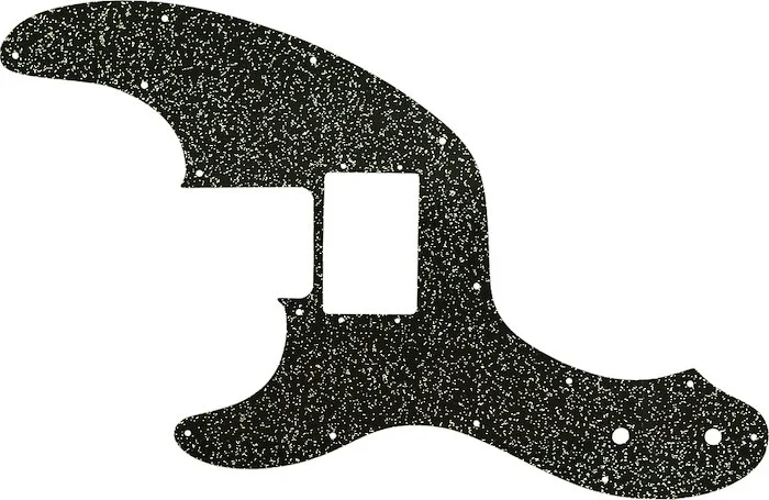 WD Custom Pickguard For Left Hand Fender Telecaster Bass With Humbucker #60BS Black Sparkle