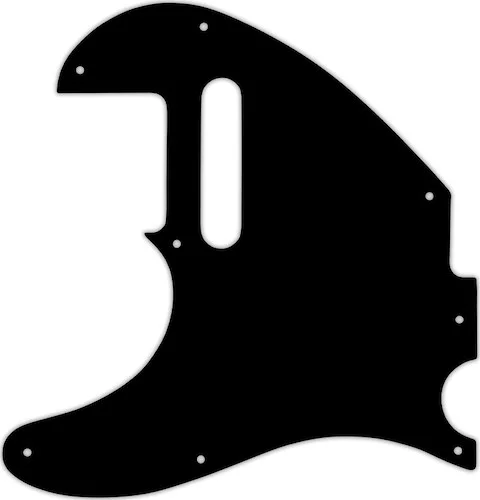 WD Custom Pickguard For Left Hand Fender Acoustasonic Telecaster #01 Black