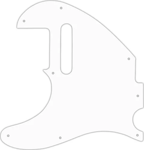 WD Custom Pickguard For Left Hand Fender Acoustasonic Telecaster #04 White/Black/White