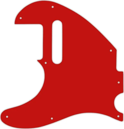 WD Custom Pickguard For Left Hand Fender Acoustasonic Telecaster #07S Red Solid