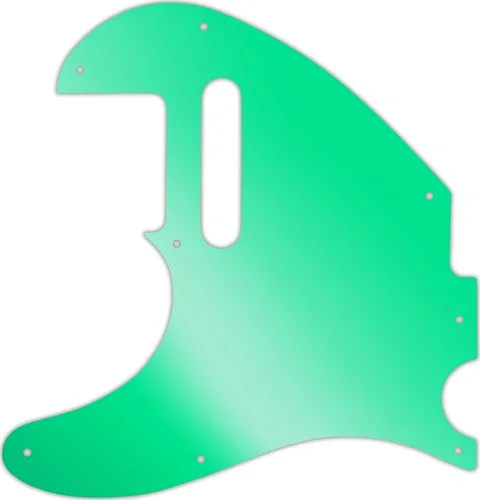 WD Custom Pickguard For Left Hand Fender Acoustasonic Telecaster #10GR Green Mirror