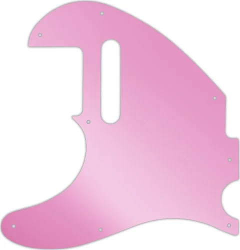 WD Custom Pickguard For Left Hand Fender Acoustasonic Telecaster #10P Pink Mirror