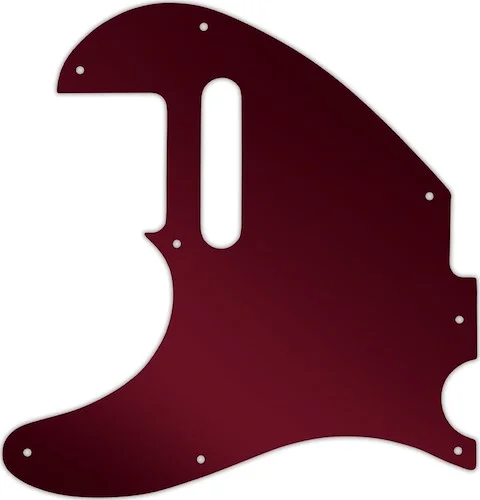 WD Custom Pickguard For Left Hand Fender Acoustasonic Telecaster #10R Red Mirror