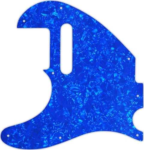 WD Custom Pickguard For Left Hand Fender Acoustasonic Telecaster #28BU Blue Pearl/White/Black/White