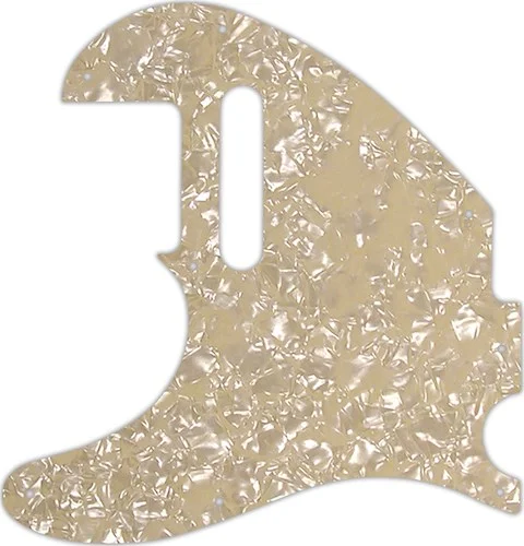 WD Custom Pickguard For Left Hand Fender Acoustasonic Telecaster #28C Cream Pearl/Cream/Black/Cream