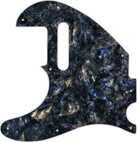 WD Custom Pickguard For Left Hand Fender Acoustasonic Telecaster #35 Black Abalone