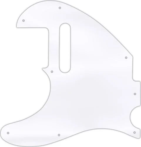 WD Custom Pickguard For Left Hand Fender Acoustasonic Telecaster #45T Clear Acrylic Thin