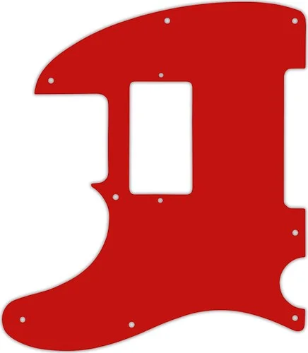 WD Custom Pickguard For Left Hand Fender Telecaster With Humbucker #07 Red/White/Red