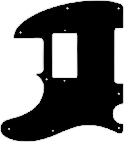 WD Custom Pickguard For Left Hand Fender Telecaster With Humbucker #39 Black/Black/Cream/Black